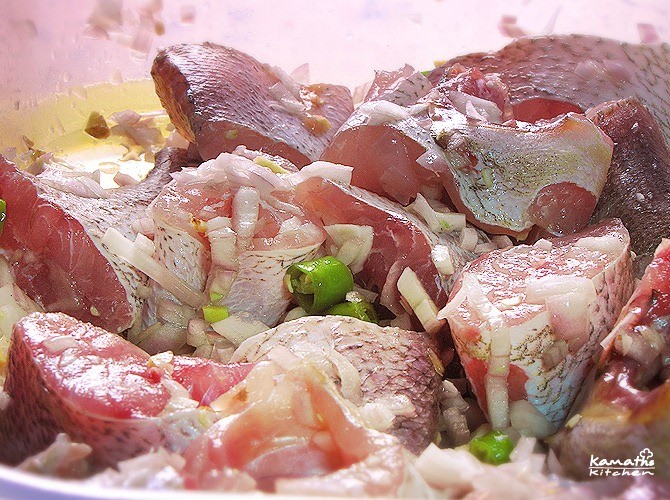 ginger onion fish curry ingredients