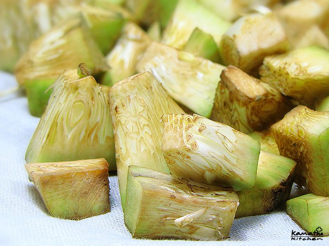 diced jackfruit