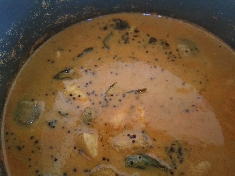 Tempering the curry
